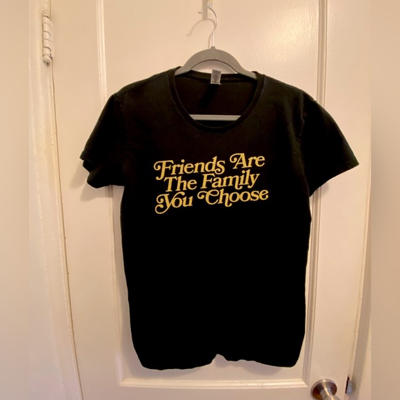 Unisex T-shirt, black with yellow lettering ….. men’s medium / women’s large. - Picture 3 of 3